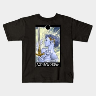 Ace of Swords Kids T-Shirt